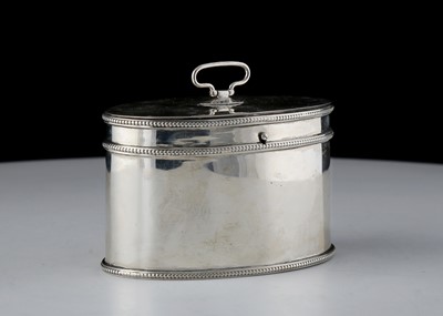 Lot 617 - Antique Victorian Sterling Silver tea caddy by...