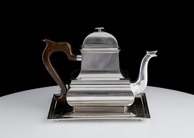 Lot 650 - Mid 20th Century Italian Silver teapot and...