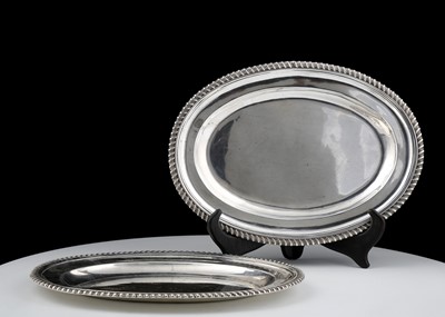 Lot 657 - Pair of Antique George IV Sterling Silver meat...