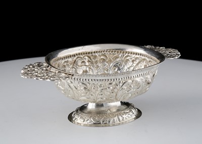 Lot 704 - Antique Dutch Silver brandy bowl Of oval form...