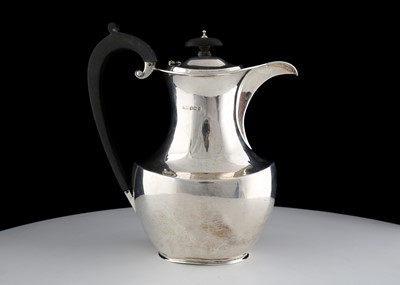 Lot 714 - Antique George V Sterling Silver hot water jug...