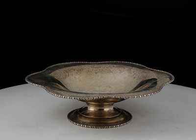 Lot 717 - Antique Edwardian Sterling Silver comport dish...