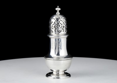 Lot 758 - Antique George I Sterling Silver sugar castor...