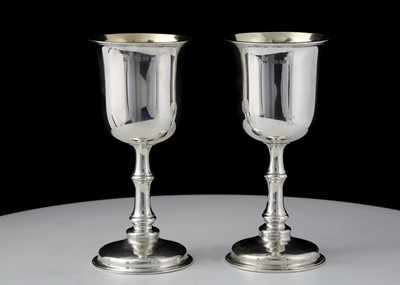 Lot 840 - Pair of Antique Victorian Sterling Silver...