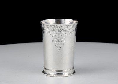 Lot 884 - Rare Antique James I Sterling Silver beaker...