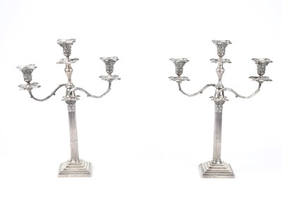 Lot 881 - Pair of Antique Victorian Sterling Silver...