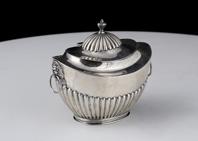 Lot 619 - Antique George V Sterling Silver tea caddy by...