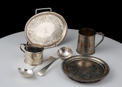 Lot 868 - A mixed lot of Antique Sterling Silver items...