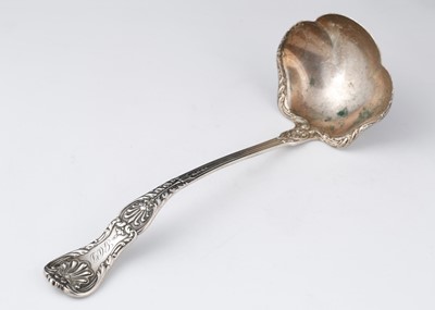 Lot 872 - Antique American Sterling Silver soup ladle by...