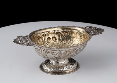 Lot 873 - Antique Dutch Silver brandy bowl marked to the...