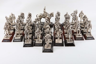 Lot 225 - A large collection of silver plated military...