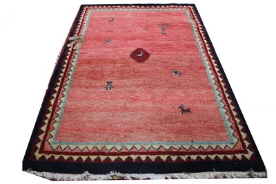 Lot 74 - Indian Gabbeh rug. 242x170cm (af)