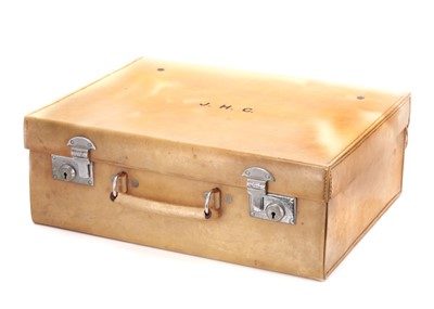 Lot 518 - A George V gentleman’s travelling suitcase,...
