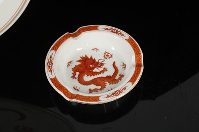 Lot 462 - A COLLECTION OF MEISSEN 'RED MING DRAGON...