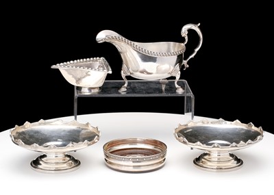 Lot 209 - A mixed group of antique sterling silver,...