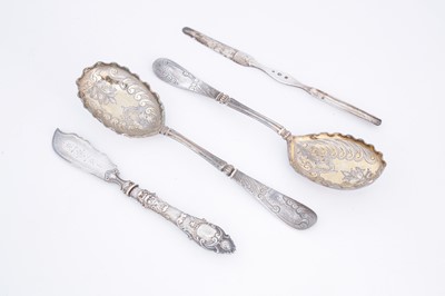 Lot 114 - A mixed group of interesting antique sterling...