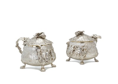 Lot 352 - Edward Farrell – A rare pair of George IV...