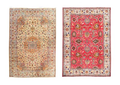 Lot 41 - A TABRIZ CARPET, NORTH-WEST PERSIA approx: 9ft....