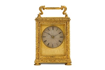 Lot 207 - A FINE MID 19TH CENTURY ENGLISH GILT BRASS AND...