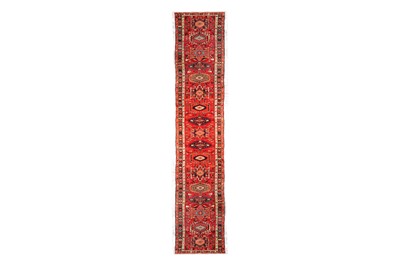 Lot 22 - A VERY LONG KARAJA RUNNER NORTH-WEST PERSIA,...