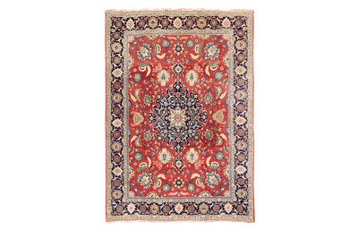 Lot 10 - A KHOY TABRIZ CARPET NORTH-WEST PERSIA, CIRCA...