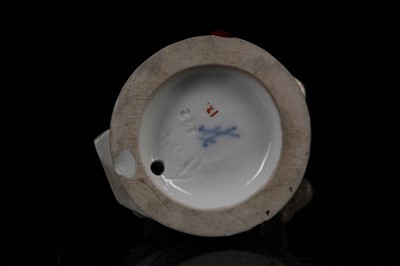 Lot 406 - A MEISSEN PORCELAIN FIGURE EMBLEMATIC OF...