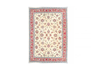 Lot 4 - A FINE USHAK CARPET, TURKEY approx: 12ft.10in....