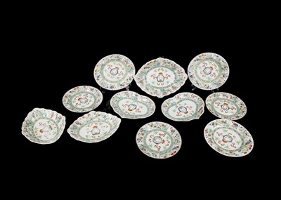 Lot 316 - AN UNUSUAL DERBY PORCELAIN PART DESSERT...