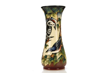 Lot 431 - A LARGE MOORCROFT POTTERY VASE BY PHILIP...