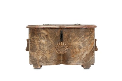 Lot 84 - A RARE LOUIS XIV FRENCH BAROQUE GREY MARBLE...