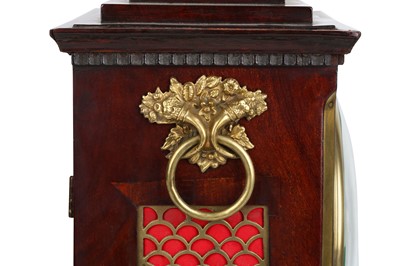Lot 92 - A REGENCY MAHOGANY AND BRASS MOUNTED FUSEE...