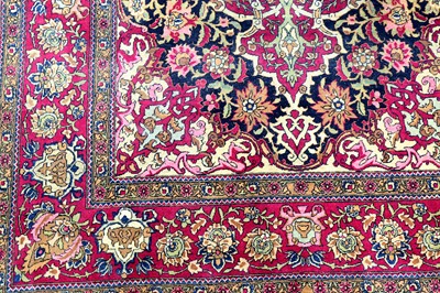 Lot 16 - A PAIR OF FINE ISFAHAN RUGS, WEST PERSIA,...
