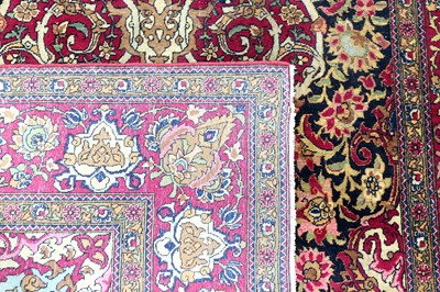 Lot 16 - A PAIR OF FINE ISFAHAN RUGS, WEST PERSIA,...
