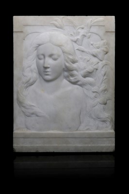 Lot 11 - ALBERT MARQUE (FRENCH, 1872-1947): A MARBLE...