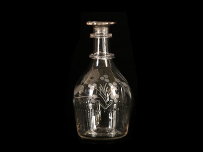 Lot 172 - A SMALL IRISH ENGRAVED GLASS 'ACT OF UNION'...