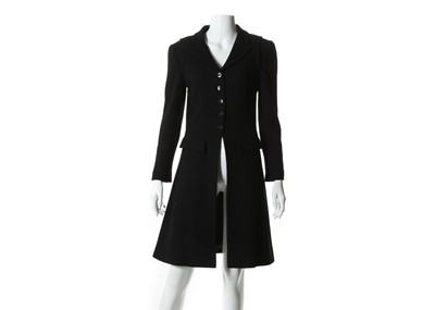 Lot 528 - Chanel black wool coat, Autumn 2006,...