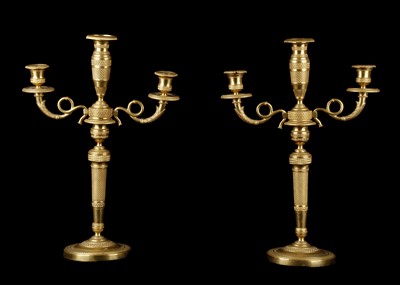 Lot 109 - A PAIR OF 19TH CENTURY FRENCH RESTAURATION...