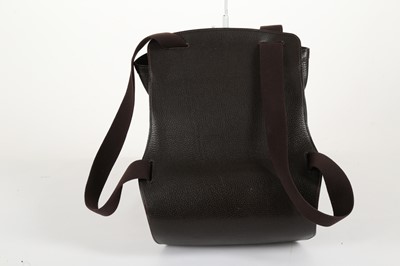 Lot 346 - Hermes brown Clemence Leather Sherpa Backpack,...