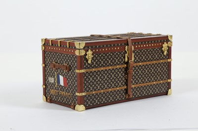 Lot 340 - Louis Vuitton 'Miss France' Trunk Paperweight,...