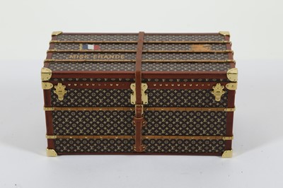 Lot 340 - Louis Vuitton 'Miss France' Trunk Paperweight,...