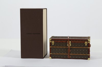 Lot 340 - Louis Vuitton 'Miss France' Trunk Paperweight,...