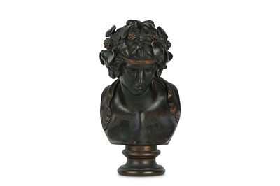 Lot 100 - AFTER THE ANTIQUE: A 19TH CENTURY PATINATED...