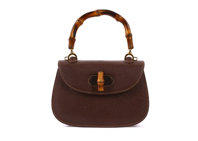 Lot 205 - Gucci brown Classic Bamboo handbag, brown...