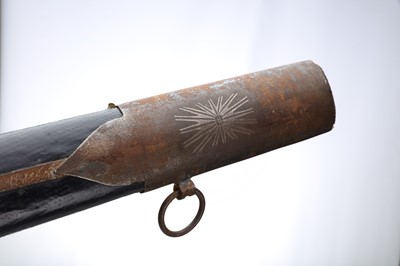 Lot 111 - A LARGE PERSIAN CEREMONIAL SWORD AND SILVER...