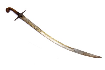 Lot 116 - A FINE LARGE TURKISH OTTOMAN KILIJ TYPE SWORD,...