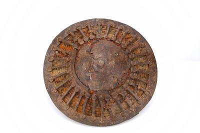 Lot 118 - TWO TURKISH OTTOMAN 'BUCKLER' WAR SHIELDS....