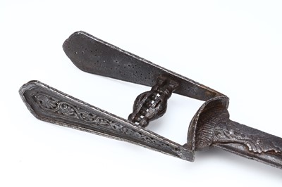 Lot 133 - TWO FINE SOUTH INDIAN OPENWORK KATAR DAGGERS....