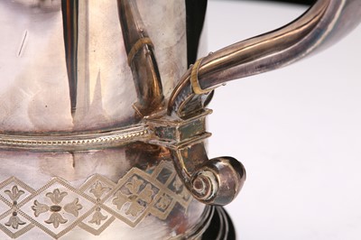 Lot 301 - A Victorian antique silver plate flagon, circa...