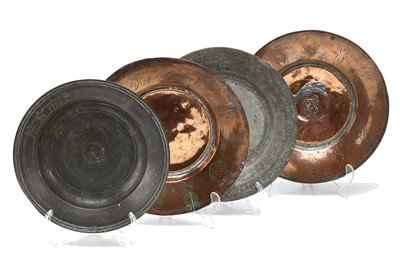 Lot 177 - FOUR OTTOMAN ARMENIAN TINNED COPPER DISHES....