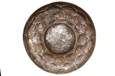 Lot 181 - A FINE LARGE OTTOMAN SILVER HAMMAM BOWL, the...